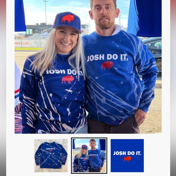 Buffalo Bills Josh Allen - Josh Do It crewneck
Size small
Brand new - Picture 2 of 8